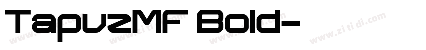 TapuzMF Bold字体转换